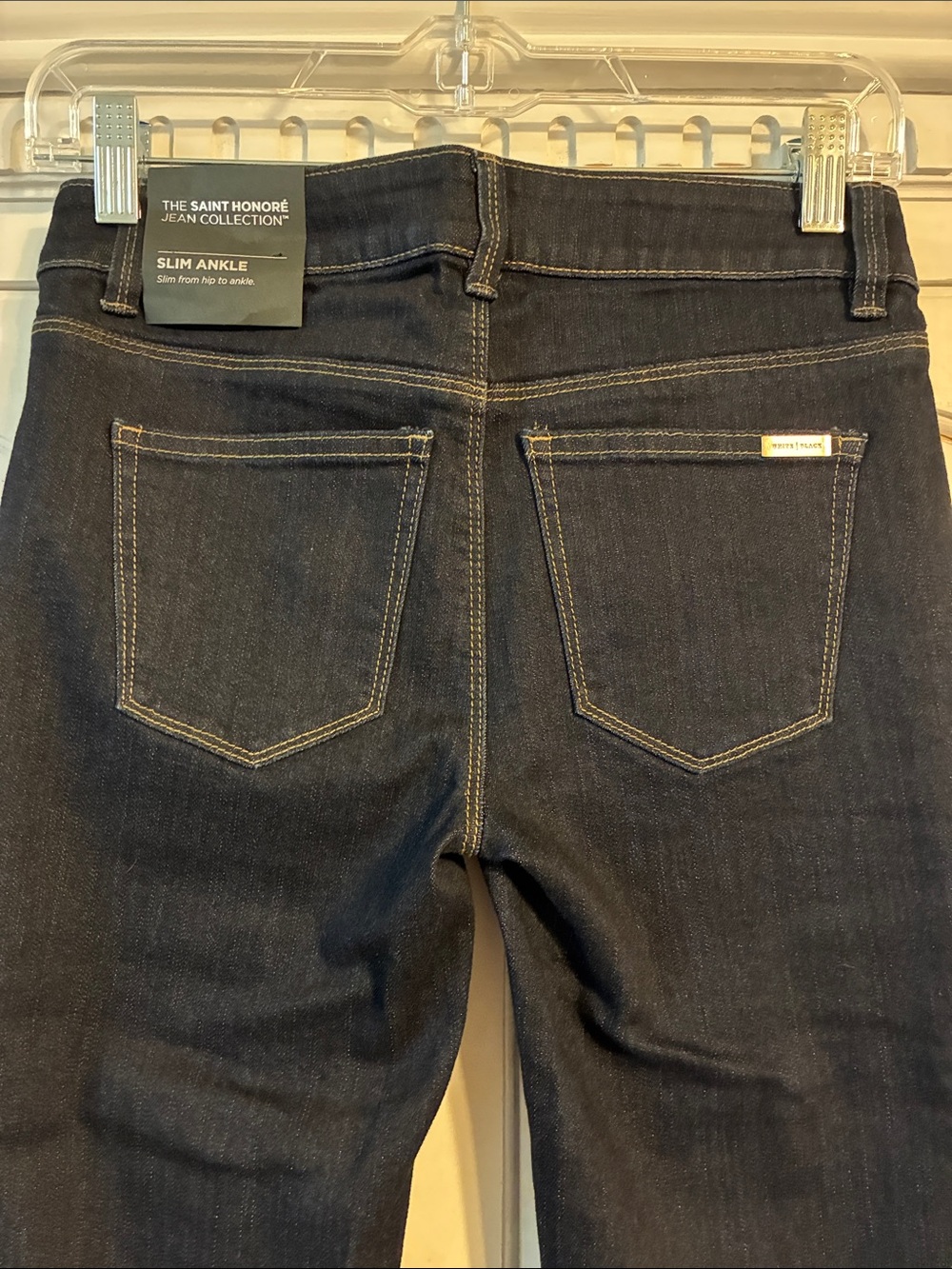 White House Black Market Slim Ankle Jeans - Dark Indigo